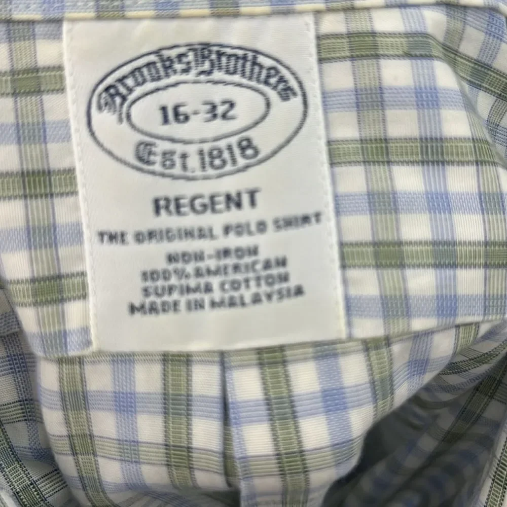 Brooks Brothers Supima cotton size 16 long sleeve shirt